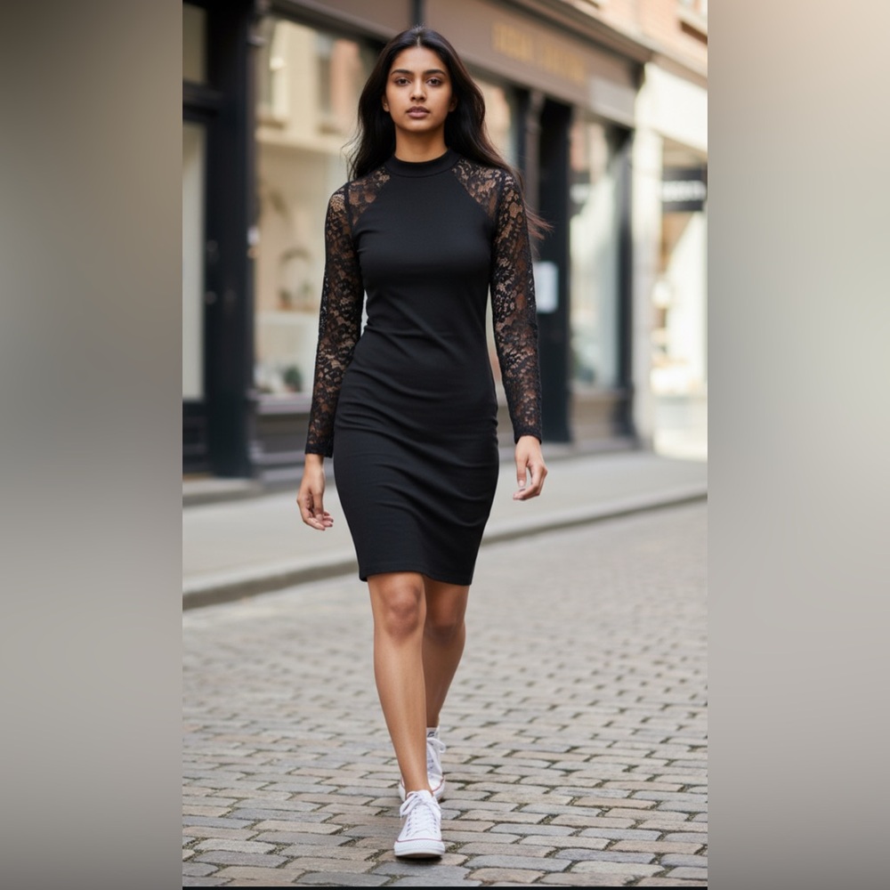 GORGEOUS black cocktail dress size 9